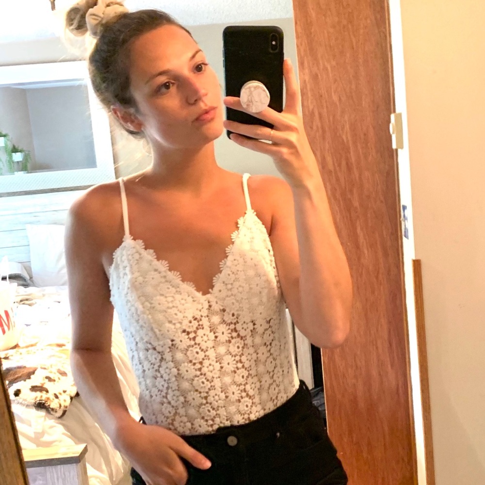 White Daisy Bodysuit